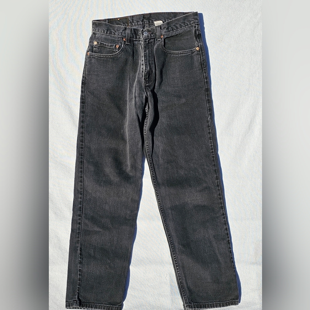 Levi's Men's 33x32 Relaxed Fit. Black Jeans